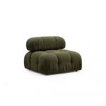 Modul pentru canapea verde închis (de mijloc) Bubble – Artie