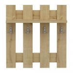 Cuier de perete cu aspect de lemn de stejar Utica – Kalune Design