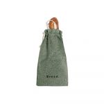 Săculeț textil pentru pâine Really Nice Things Bag Green Moss, înălțime 42 cm