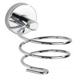 Suport pentru uscătorul de păr Wenko Capri cu sistem de prindere Vacuum-Loc, până la 33 kg