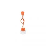 Lustră portocalie ø 15 cm Rene – Nice Lamps