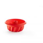 Formă din silicon pentru pandișpan Lékué, ⌀ 22 cm, roșu