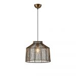 Lustră în culoarea bronz cu abajur din metal ø 42 cm Capanna – Markslöjd