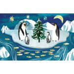 Felicitări 8 buc. cu model de Crăciun Go with the Floe – Roger la Borde