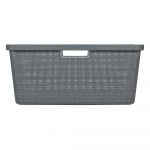 Coș de rufe Curver Jute, 46 l, gri
