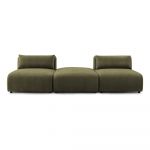 Canapea verde 283 cm Jeanne – Bobochic Paris