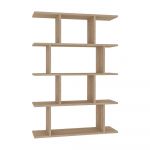 Bibliotecă cu aspect de lemn de stejar 90x127 cm Harmon – Kalune Design