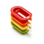 Set 4 forme colorate din silicon pentru înghețată Lékué