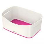 Cutie de depozitare din plastic alb-roz MyBox - Leitz