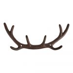 Cuier de perete maro din metal Antlers – Esschert Design