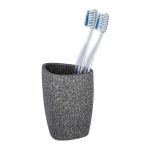 Suport ceramică pentru periuțe de dinți Wenko Pion, gri