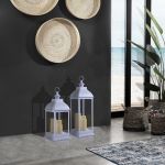 Felinar cu LED alb (înălțime 54 cm) – Tomasucci