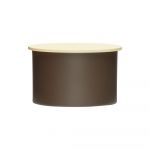 Cutie de depozitare din metal cu capac/decorativă District – Hübsch