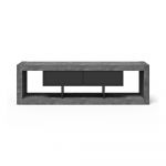 Comodă TV negru-gri cu aspect de beton 175x52 cm Nara – TemaHome