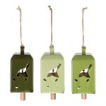 Clopot 3 buc. din gresie Birdie – Esschert Design