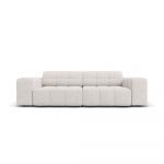 Canapea gri deschis 204 cm Chicago – Cosmopolitan Design