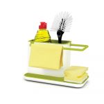 Suport pentru detergent de vase Joseph Joseph Caddy Sink Tidy, alb-verde