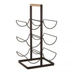 Suport pentru 6 sticle de vin din metal Vertex – Premier Housewares
