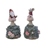 Decoratiune - Mouse-Gnome Mushroom - mai multe modele | Kaemingk