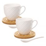 Căni 2 buc. din porțelan 250 ml Whiteline – Orion