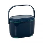 Recipient pentru deșeuri compostabile Addis Caddy, 2,5 l, albastru-verde