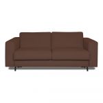 Canapea maro extensibilă 202 cm Vika - Scandic