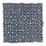 Covor baie anti-alunecare Wenko Paradise, 54 x 54 cm, gri antracit