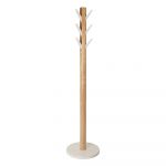 Cuier din lemn de arbore de cauciuc alb-natural Flapper – Umbra