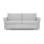 Canapea gri deschis extensibilă 166 cm Dalida – Micadoni Home