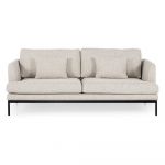 Canapea bej deschis Ndesign Pearl, lățime 165 cm