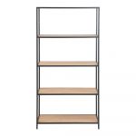 Bibliotecă în decor de stejar sălbatic Actona Seaford, înălțime 150 cm
