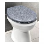 Capac WC din granit Wenko Premium Ottana, 45,2 x 37,6 cm,