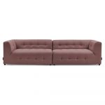 Canapea roz-închis 324 cm Kleber - Bobochic Paris