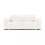 Canapea albă cu tapițerie din stofă bouclé 170 cm Molino – Micadoni Home