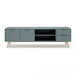 Masă TV verde 180x53 cm Pisco – Marckeric