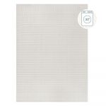 Covor alb lavabil din janilie 160x240 cm Elton – Flair Rugs