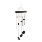Clopoței de vânt Esschert Design, 58 cm, argintiu