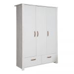 Șifonier pentru copii gri deschis 136x190 cm Mila – Roba