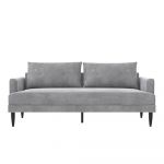 Canapea gri deschis 199 cm Bailey - Novogratz