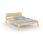 Pat 90x200 cm în culoare naturală din lemn masiv de pin Laxbaken – Skandica