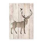 Semn din lemn 40x60 cm Deer – Really Nice Things
