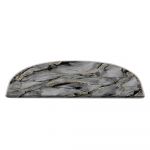 Covorașe pentru scări gri 16 buc. 20x65 cm Golden Marble – Vitaus