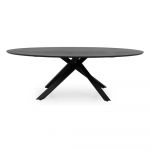 Masă dining cu aspect de lemn de de frasin 240x120 cm Cox - Tenzo