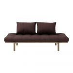 Canapea maro extensibilă 200 cm Pace - Karup Design