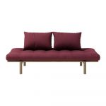 Canapea roșie extensibilă 200 cm Pace - Karup Design