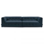 Canapea albastru-închis 324 cm Kleber - Bobochic Paris