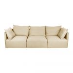 Canapea crem 270 cm Dune – TemaHome