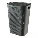 Coș de rufe Curver Infinity Hamper, 60 l, gri