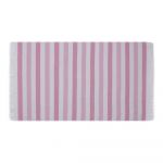 Prosoape de plajă roz 2 buc. din bumbac 70x140 cm Stripe – Foutastic