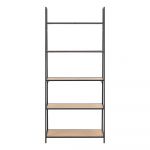 Bibliotecă în decor de lemn de stejar sălbatic Actona Seaford, 77 x 174,5 cm